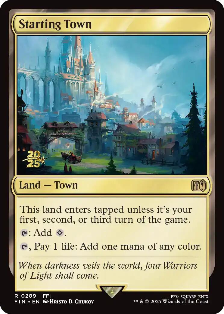 Starting Town [FINAL FANTASY Prerelease Promo] | Exor Games Truro