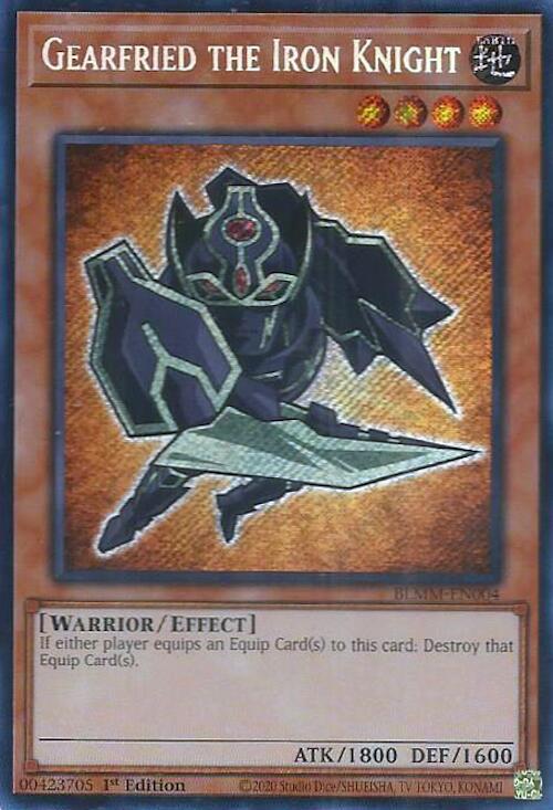 Gearfried the Iron Knight [BLMM-EN004] Secret Rare | Exor Games Truro