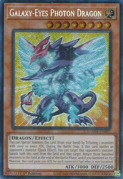 Galaxy-Eyes Photon Dragon [BLMM-EN007] Secret Rare | Exor Games Truro