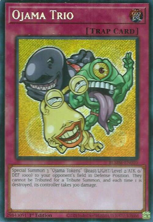 Ojama Trio [BLMM-EN010] Secret Rare | Exor Games Truro