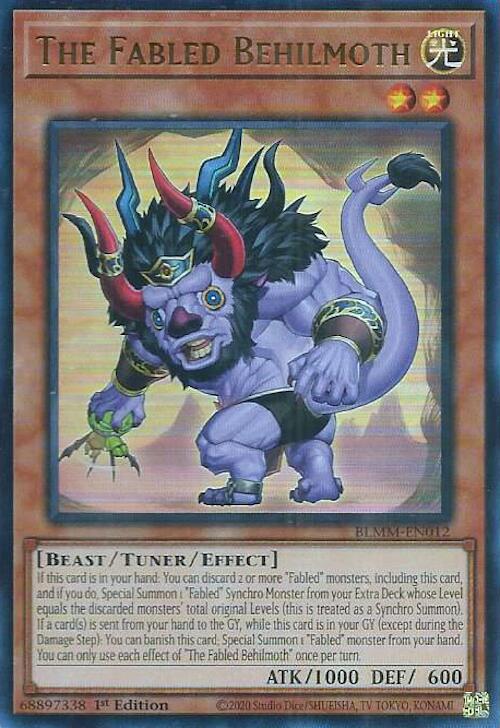 The Fabled Behilmoth [BLMM-EN012] Ultra Rare | Exor Games Truro
