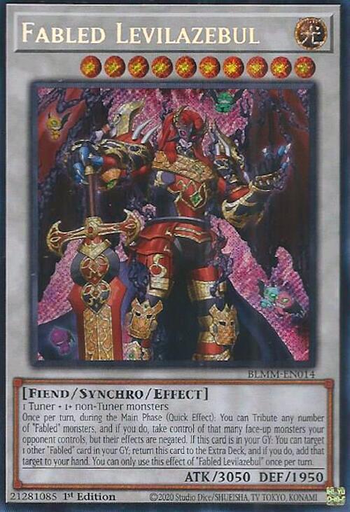 Fabled Levilazebul [BLMM-EN014] Secret Rare | Exor Games Truro