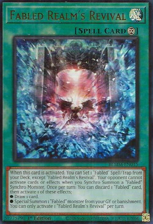 Fabled Realm's Revival [BLMM-EN015] Ultra Rare | Exor Games Truro