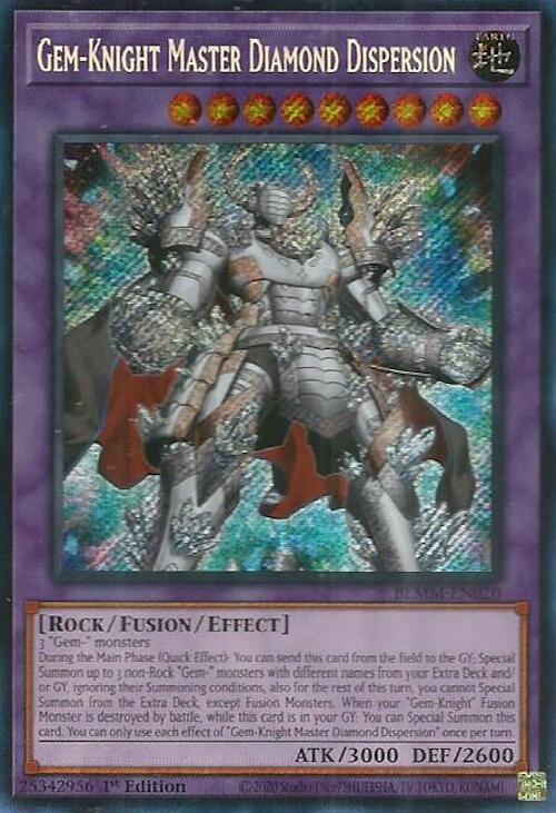 Gem-Knight Master Diamond Dispersion [BLMM-EN020] Secret Rare | Exor Games Truro