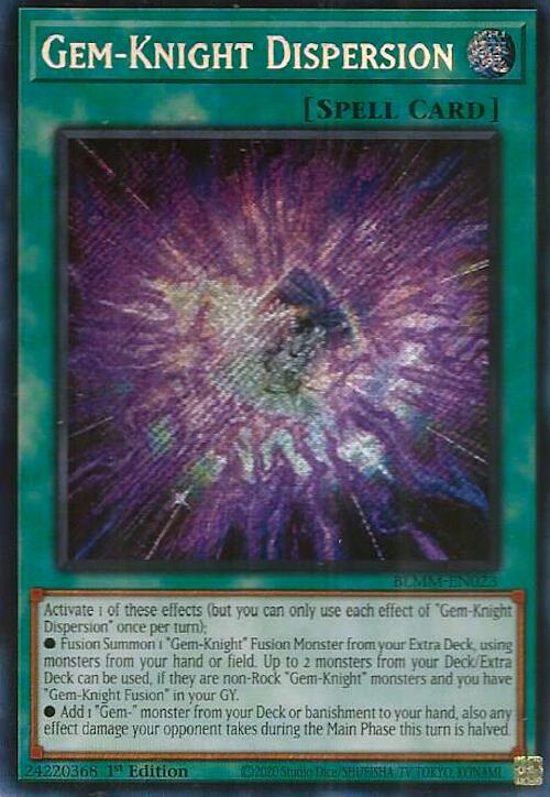 Gem-Knight Dispersion [BLMM-EN023] Secret Rare | Exor Games Truro