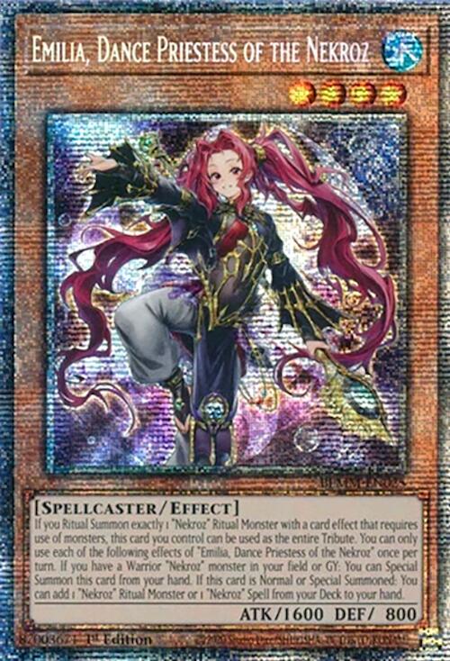 Emilia, Dance Priestess of the Nekroz (Starlight Rare) [BLMM-EN025] Starlight Rare | Exor Games Truro