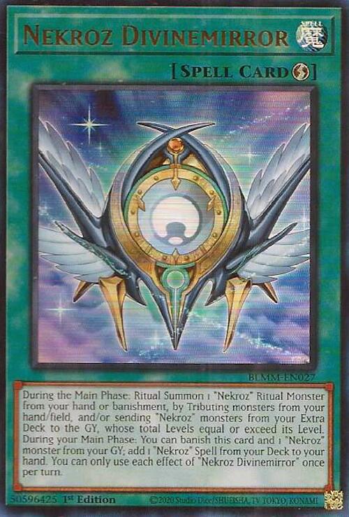 Nekroz Divinemirror [BLMM-EN027] Ultra Rare | Exor Games Truro
