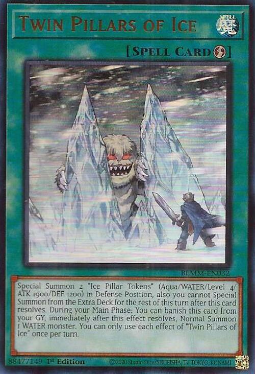 Twin Pillars of Ice [BLMM-EN032] Ultra Rare | Exor Games Truro
