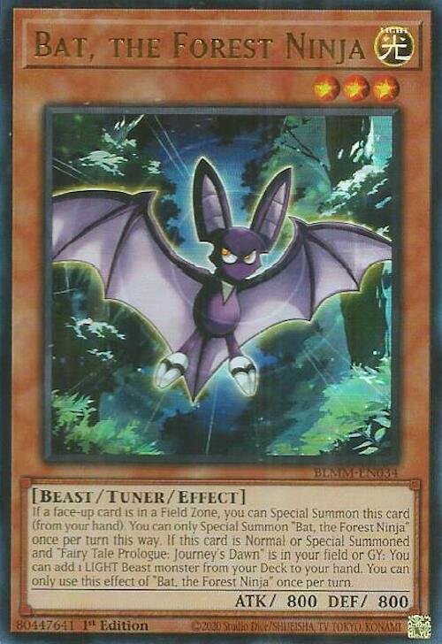 Bat, the Forest Ninja [BLMM-EN034] Ultra Rare | Exor Games Truro