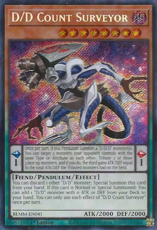 D/D Count Surveyor [BLMM-EN041] Secret Rare | Exor Games Truro