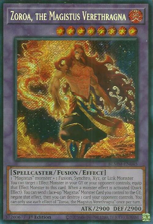 Zoroa, the Magistus Verethragna [BLMM-EN045] Secret Rare | Exor Games Truro