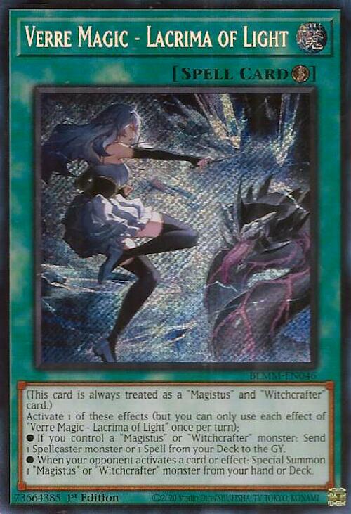 Verre Magic - Lacrima of Light [BLMM-EN046] Secret Rare | Exor Games Truro