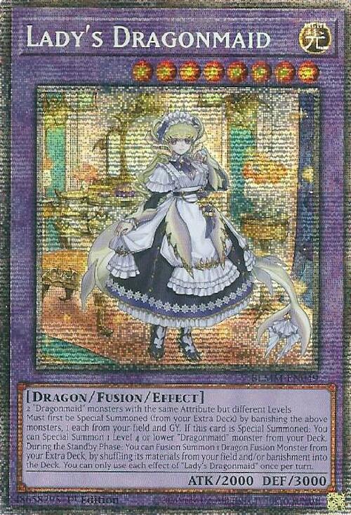 Lady's Dragonmaid (Starlight Rare) [BLMM-EN049] Starlight Rare | Exor Games Truro