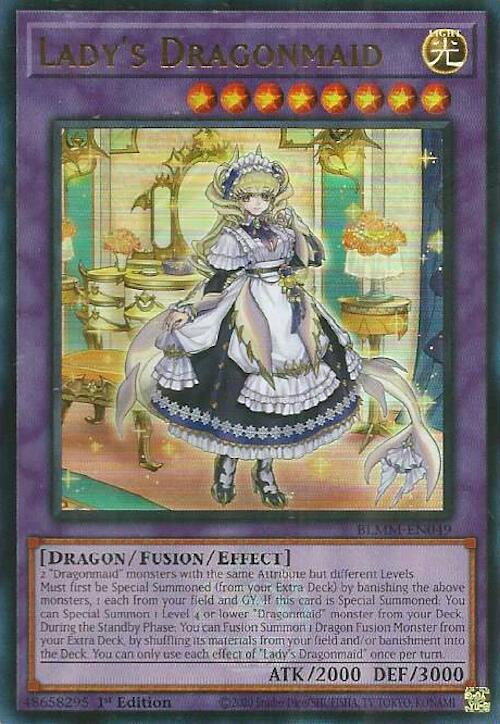 Lady's Dragonmaid [BLMM-EN049] Ultra Rare | Exor Games Truro