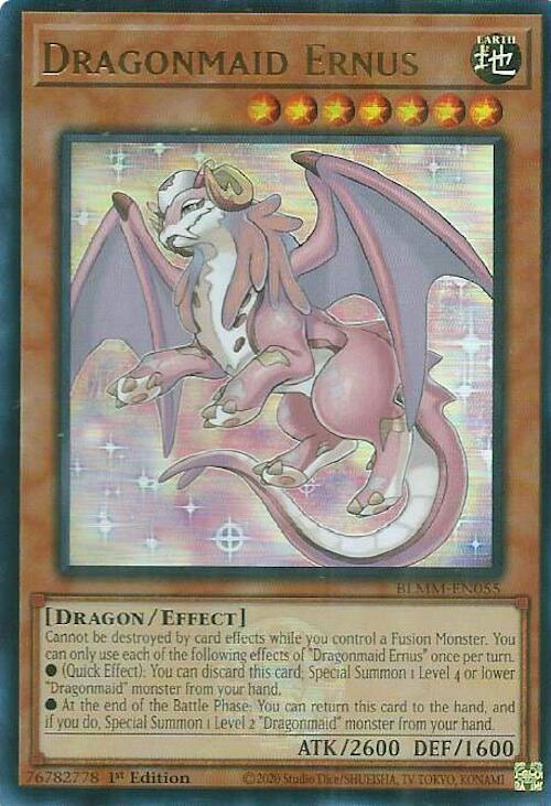 Dragonmaid Ernus [BLMM-EN055] Ultra Rare | Exor Games Truro