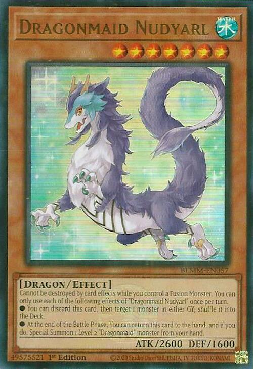 Dragonmaid Nudyarl [BLMM-EN057] Ultra Rare | Exor Games Truro