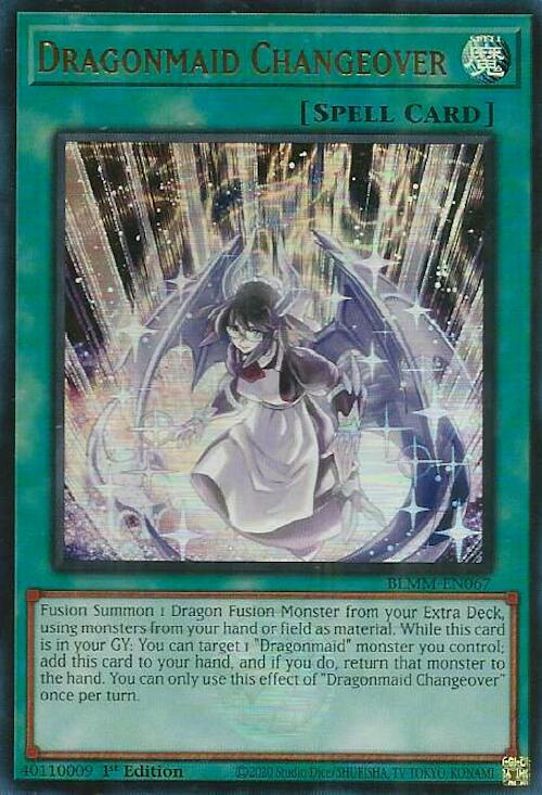 Dragonmaid Changeover [BLMM-EN067] Ultra Rare | Exor Games Truro