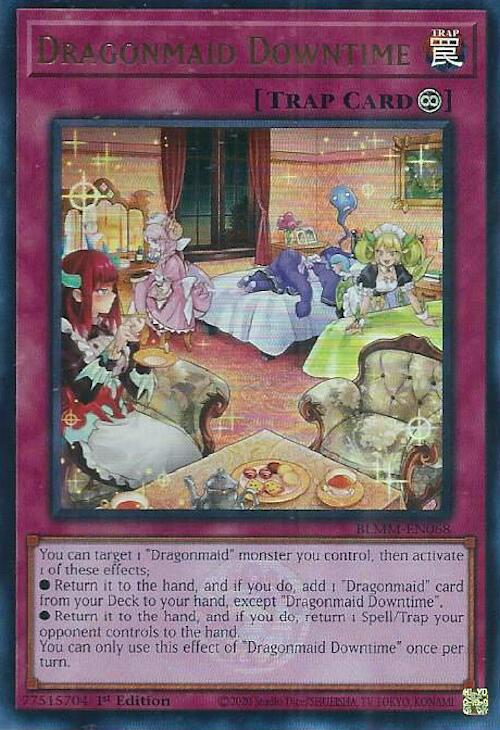 Dragonmaid Downtime [BLMM-EN068] Ultra Rare | Exor Games Truro