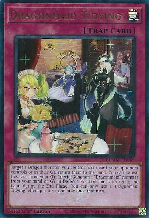 Dragonmaid Tidying [BLMM-EN069] Ultra Rare | Exor Games Truro