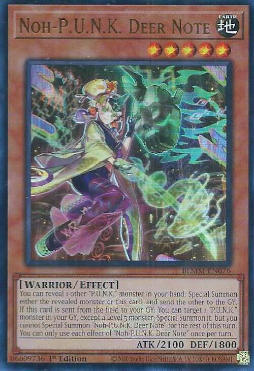 Noh-P.U.N.K. Deer Note [BLMM-EN076] Ultra Rare | Exor Games Truro
