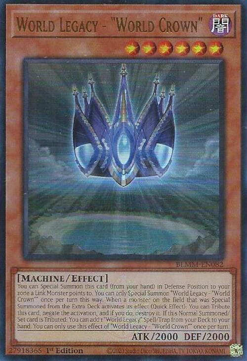 World Legacy - "World Crown" [BLMM-EN082] Ultra Rare | Exor Games Truro