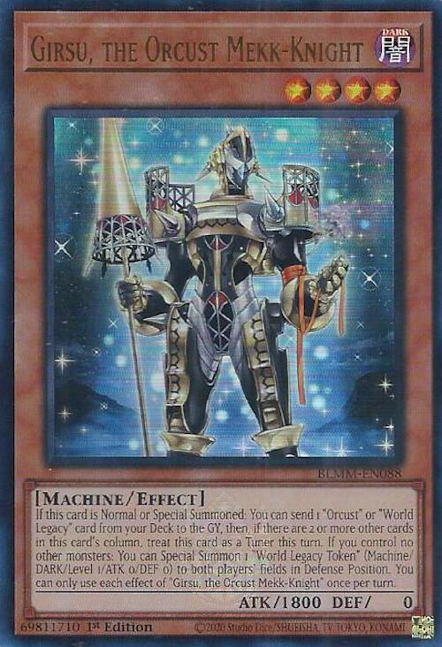 Girsu, the Orcust Mekk-Knight [BLMM-EN088] Ultra Rare | Exor Games Truro