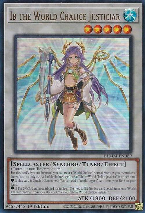 Ib the World Chalice Justiciar [BLMM-EN089] Ultra Rare | Exor Games Truro