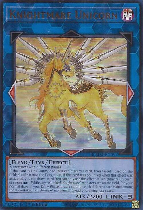 Knightmare Unicorn [BLMM-EN092] Ultra Rare | Exor Games Truro