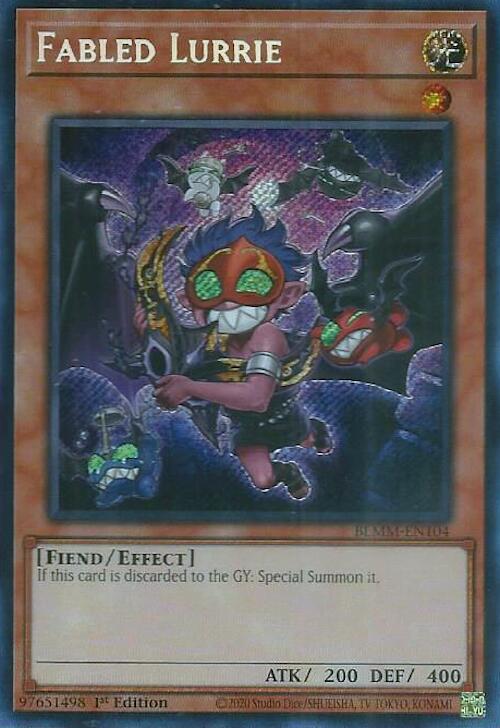 Fabled Lurrie [BLMM-EN104] Secret Rare | Exor Games Truro