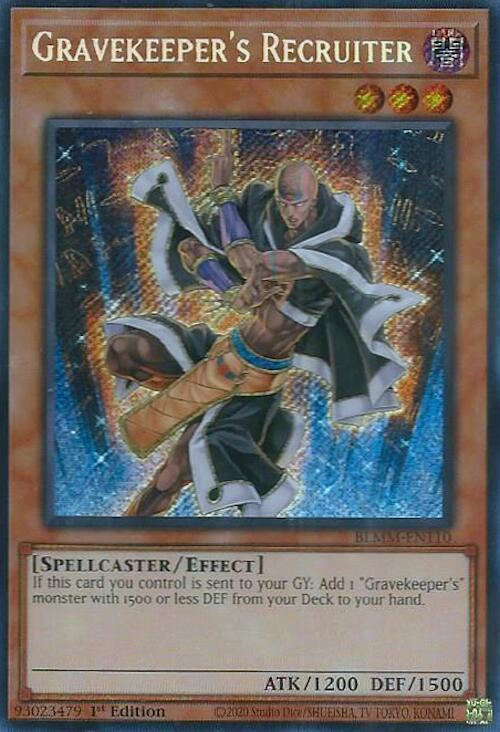 Gravekeeper's Recruiter [BLMM-EN110] Secret Rare | Exor Games Truro