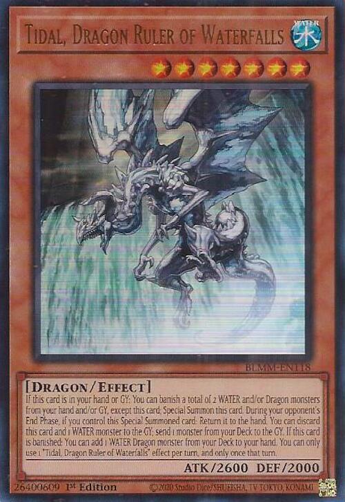 Tidal, Dragon Ruler of Waterfalls [BLMM-EN118] Ultra Rare | Exor Games Truro
