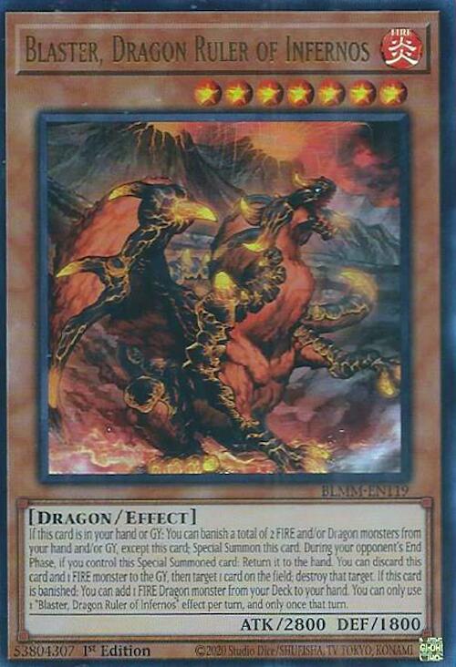 Blaster, Dragon Ruler of Infernos [BLMM-EN119] Ultra Rare | Exor Games Truro