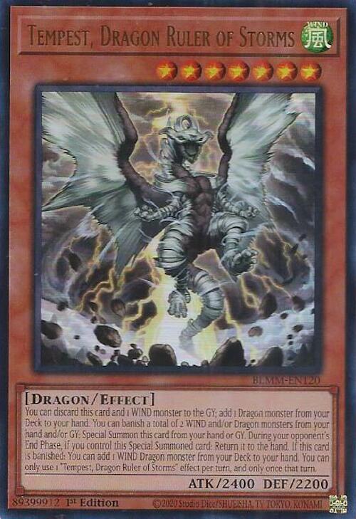 Tempest, Dragon Ruler of Storms [BLMM-EN120] Ultra Rare | Exor Games Truro