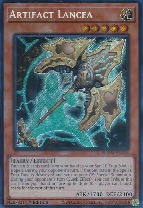 Artifact Lancea [BLMM-EN125] Secret Rare | Exor Games Truro