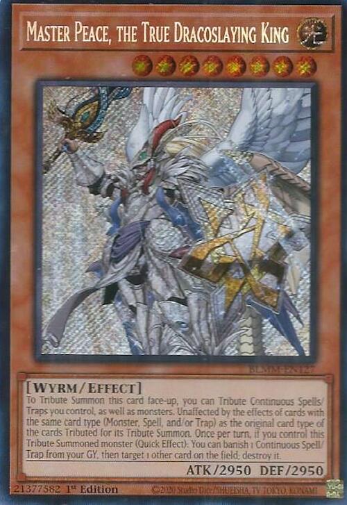 Master Peace, the True Dracoslaying King [BLMM-EN127] Secret Rare | Exor Games Truro