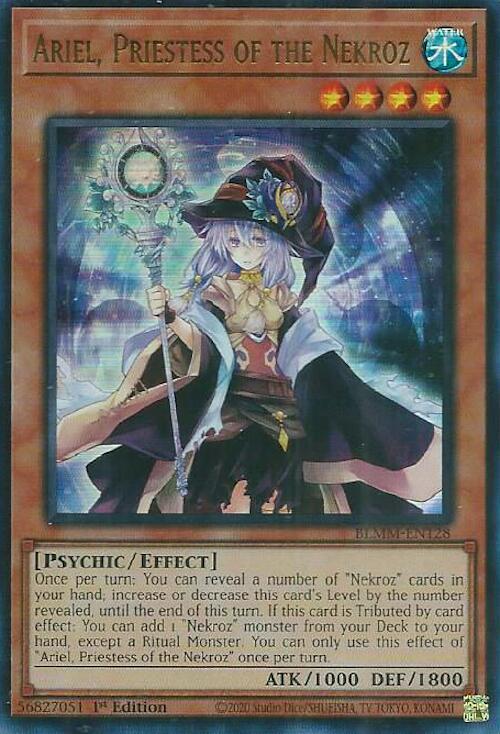 Ariel, Priestess of the Nekroz [BLMM-EN128] Ultra Rare | Exor Games Truro