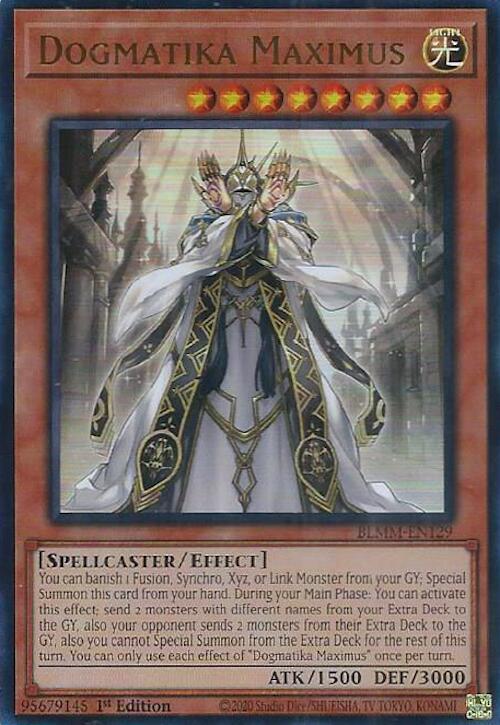 Dogmatika Maximus [BLMM-EN129] Ultra Rare | Exor Games Truro