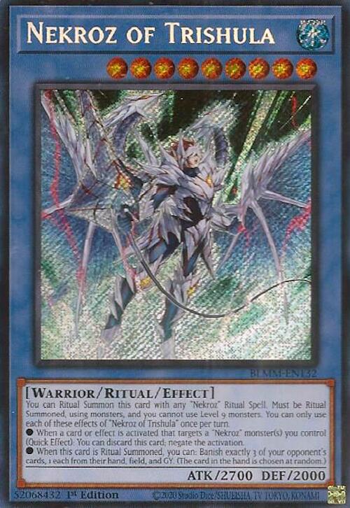 Nekroz of Trishula [BLMM-EN132] Secret Rare | Exor Games Truro