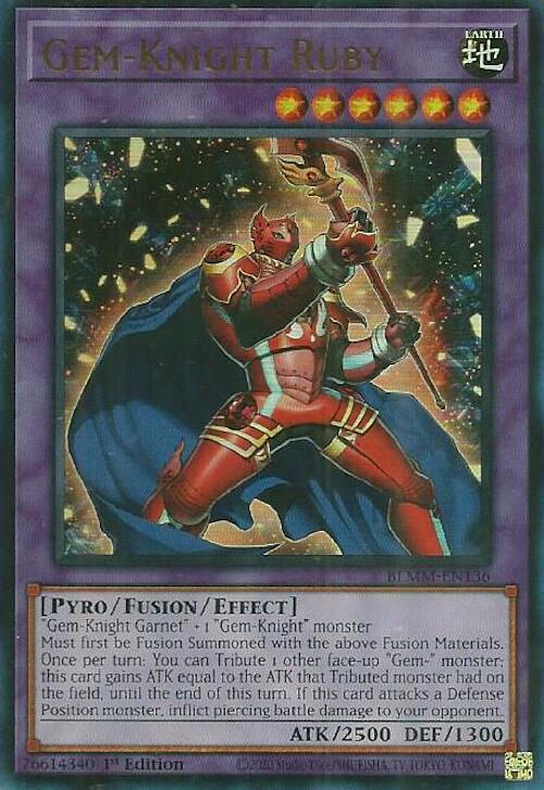 Gem-Knight Ruby [BLMM-EN136] Ultra Rare | Exor Games Truro
