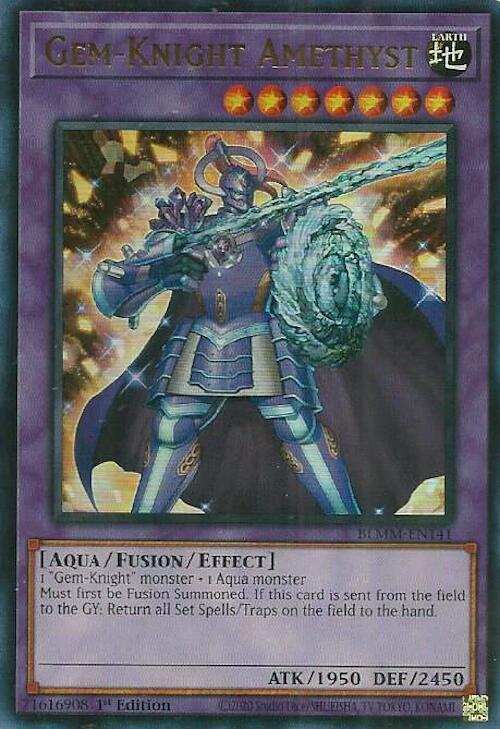 Gem-Knight Amethyst [BLMM-EN141] Ultra Rare | Exor Games Truro