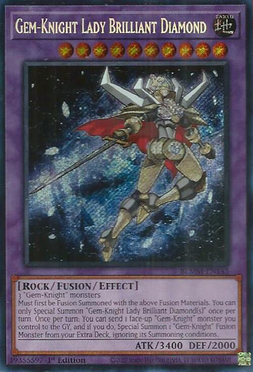 Gem-Knight Lady Brilliant Diamond [BLMM-EN145] Secret Rare | Exor Games Truro