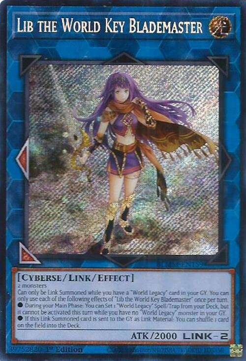 Lib the World Key Blademaster [BLMM-EN159] Secret Rare | Exor Games Truro