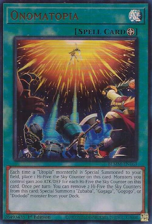 Onomatopia [BLMM-EN163] Ultra Rare | Exor Games Truro