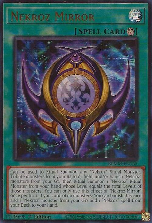 Nekroz Mirror [BLMM-EN165] Ultra Rare | Exor Games Truro