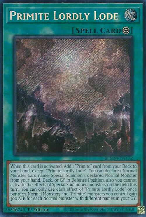 Primite Lordly Lode [BLMM-EN172] Secret Rare | Exor Games Truro