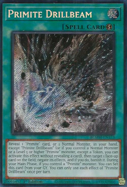 Primite Drillbeam [BLMM-EN173] Secret Rare | Exor Games Truro