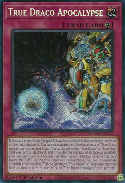 True Draco Apocalypse [BLMM-EN177] Secret Rare | Exor Games Truro