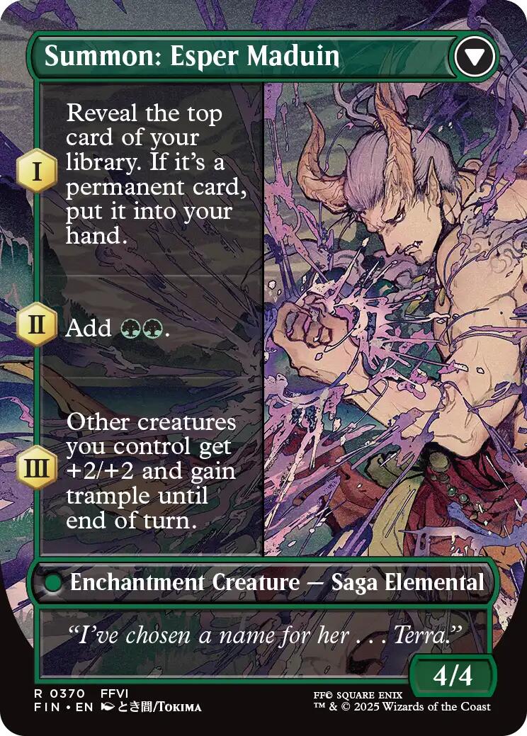 Esper Origins // Summon: Esper Maduin (Borderless) [FINAL FANTASY] | Exor Games Truro