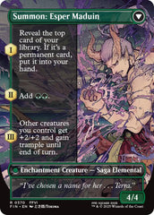 Esper Origins // Summon: Esper Maduin (Borderless) [FINAL FANTASY] | Exor Games Truro