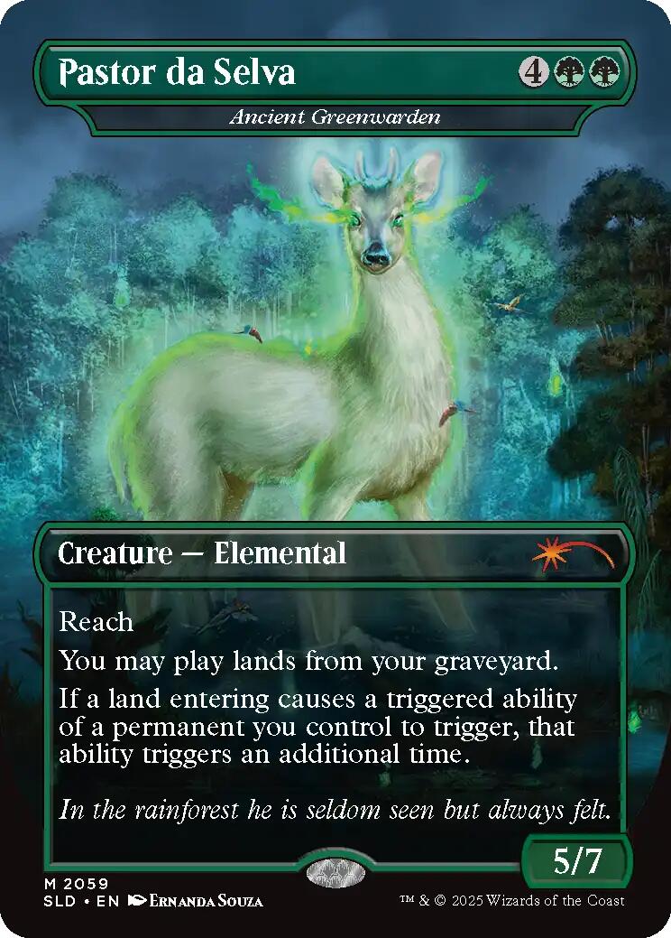 Pastor da Selva - Ancient Greenwarden [Secret Lair Drop Series] | Exor Games Truro